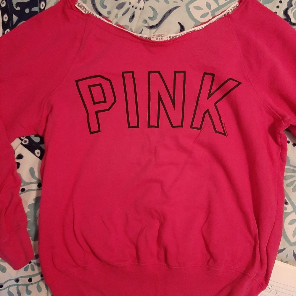 Pink Long Sleeve Sweatshirt